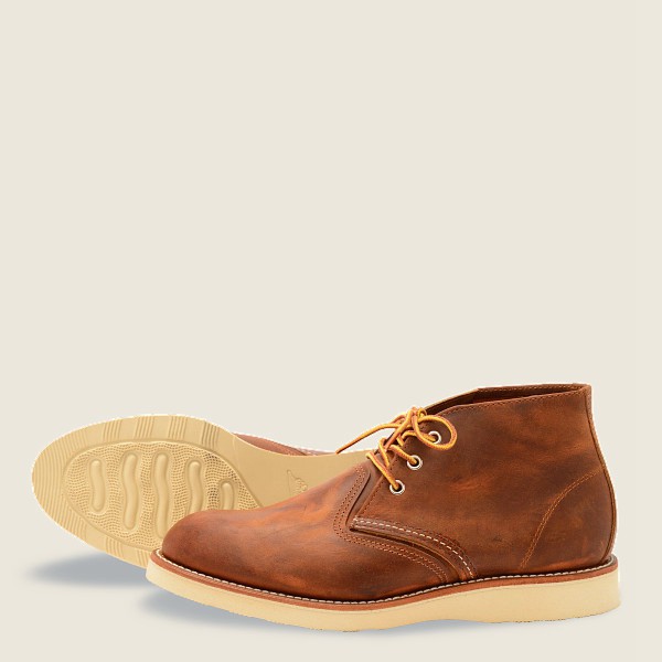 Heritage Sko Herre - Red Wing Work - Chukkar Rough & Tough Læder - Brune - JVEHUG-901